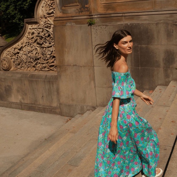 Guadalupe OS Off-Shoulder Maxi Dress - Picture 2 of 2